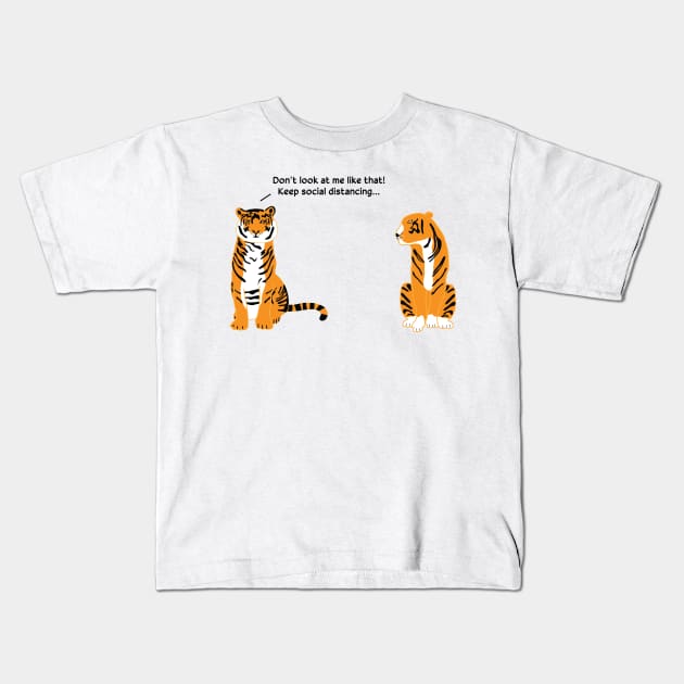 Don't look at me like that Kids T-Shirt by grafart